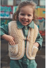 We Are Wovens Bodywarmer Flower Latte