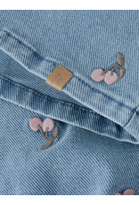 Lil' Atelier Deva Loose Denim Skirt Medium Blue Cherry