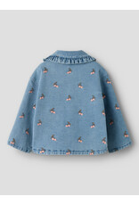 Lil' Atelier Deva Loose Denim Jacket Medium Blue Cherry