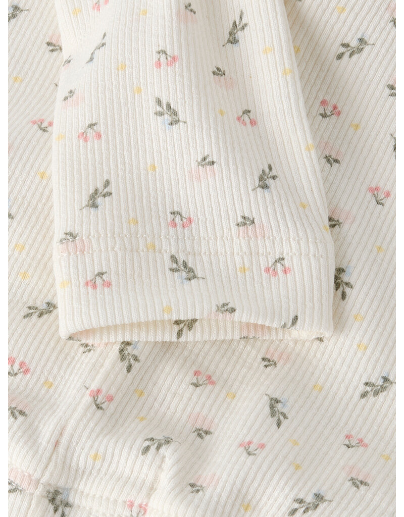 Lil' Atelier Gago Slim Legging Coconut Milk small Flower