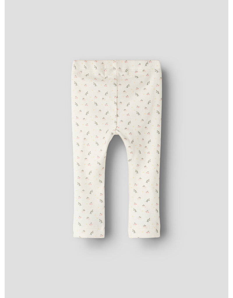 Lil' Atelier Gago Slim Legging Coconut Milk small Flower