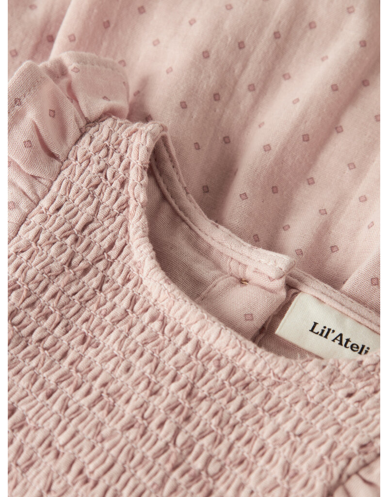 Lil' Atelier Dembe Loose Body Dress Peach Whip