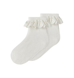 Lil' Atelier Dertrud 2 Pack Socks Coconut Milk