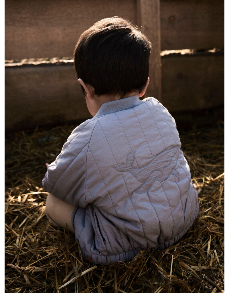 Lil' Atelier Lio Bomber Jacket Tradewinds Whale Kids