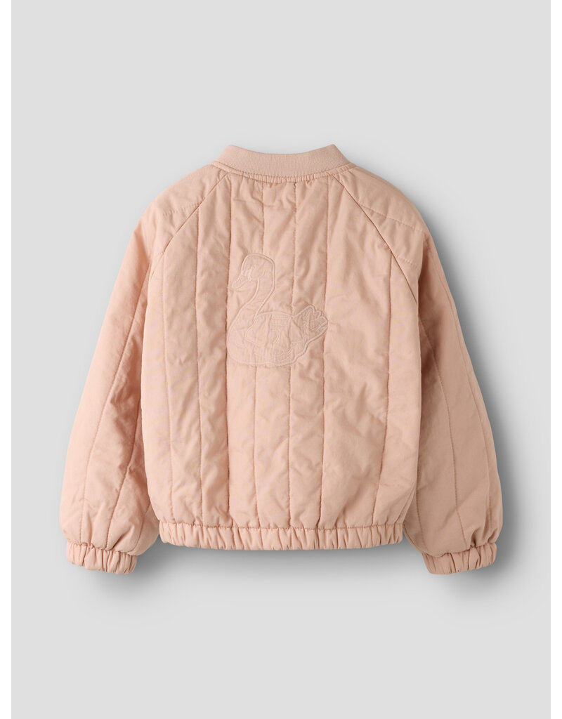 Lil' Atelier Lio Bomber Jacket Cameo Rose Swan