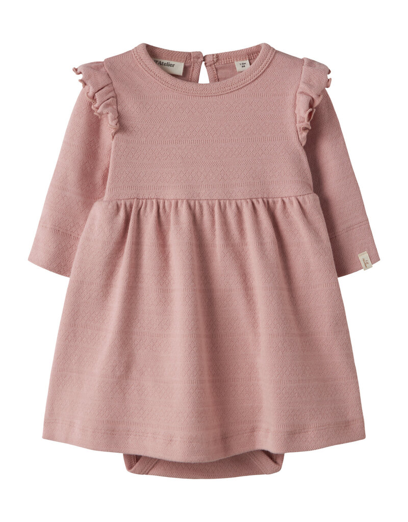 Lil' Atelier Dimia Body Dress Misty Rose