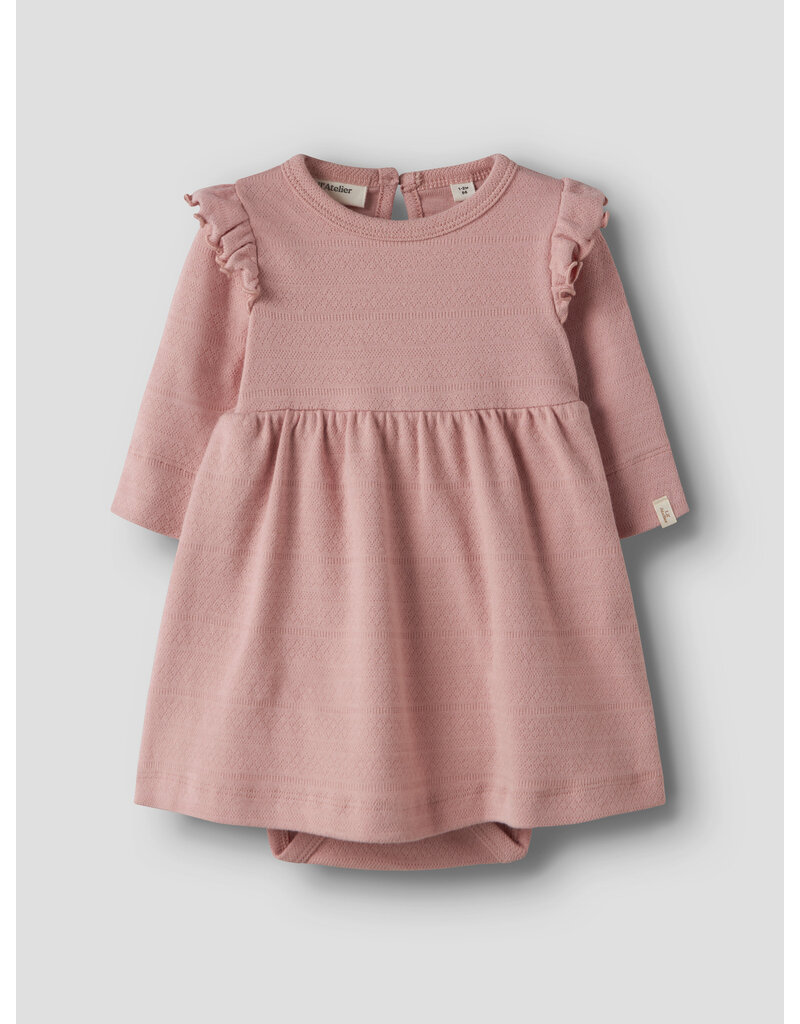 Lil' Atelier Dimia Body Dress Misty Rose