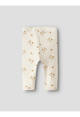 Lil' Atelier Layo Sin Slim Leggings Coconut Milk Flower Yellow