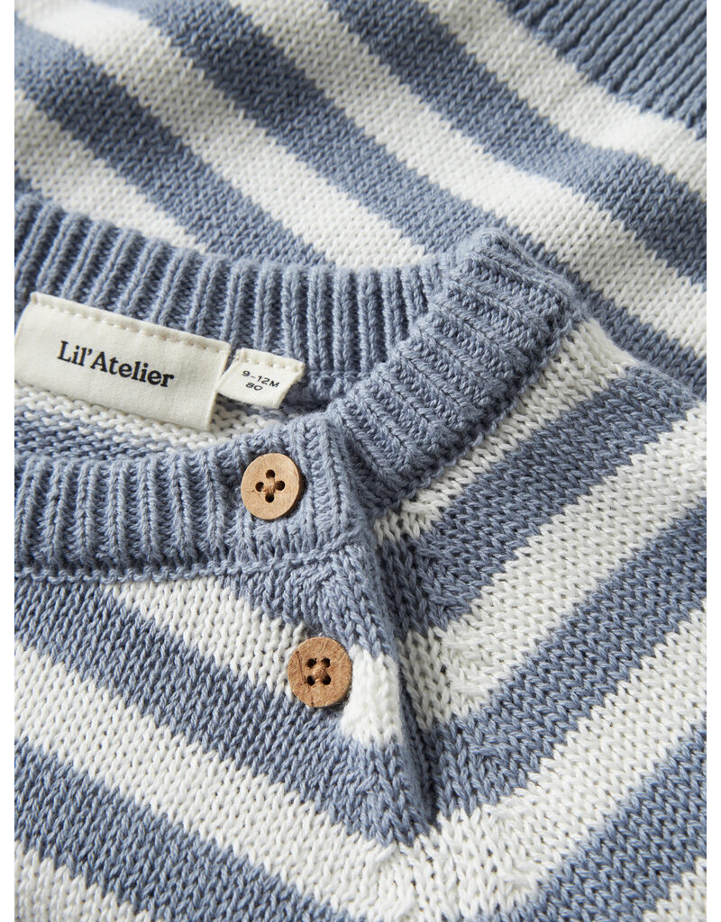 Lil' Atelier Dason Knit Top Coconut Milk