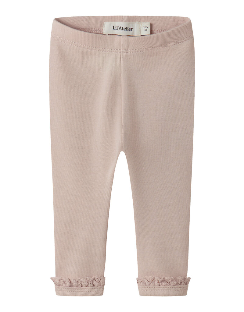 Lil' Atelier Layo Sup Slim Leggings Peach Whip