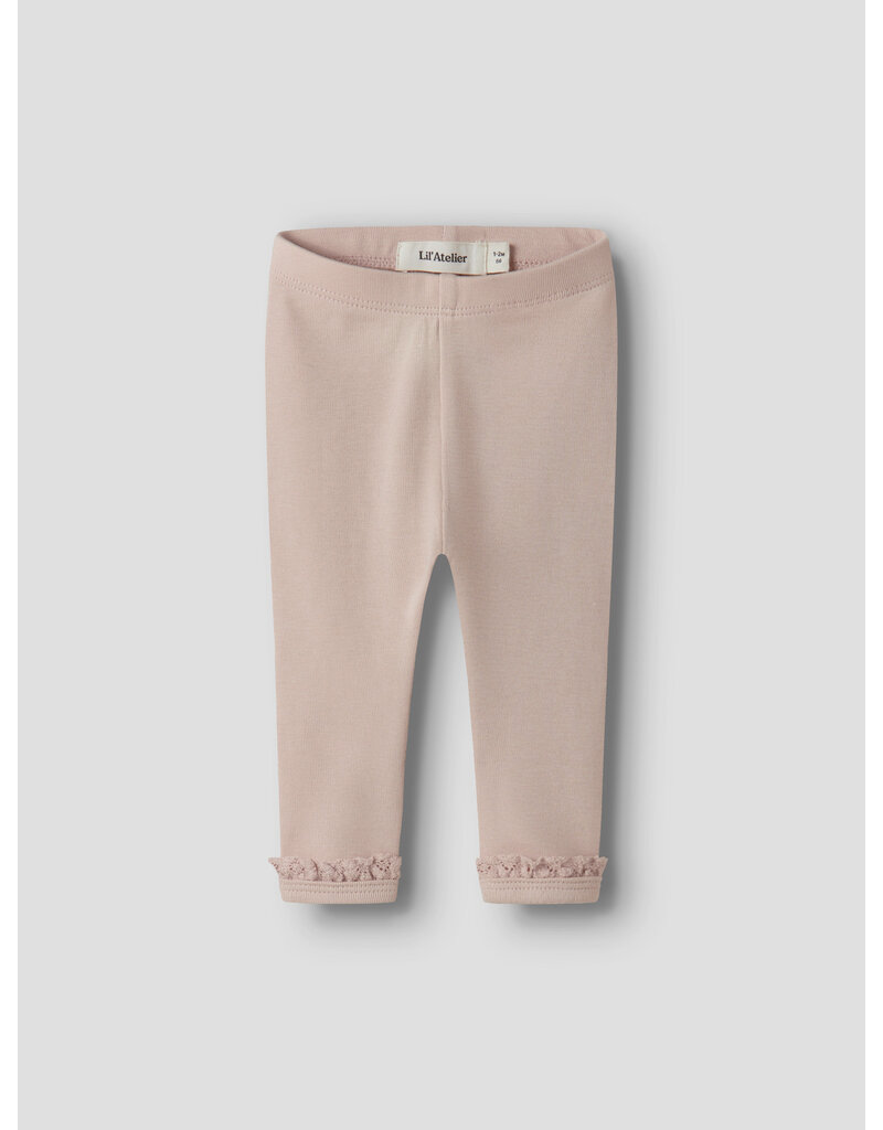 Lil' Atelier Layo Sup Slim Leggings Peach Whip