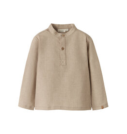 Lil' Atelier Dasher Loose Shirt Oxford Tan