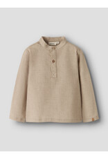 Lil' Atelier Dasher Loose Shirt Oxford Tan