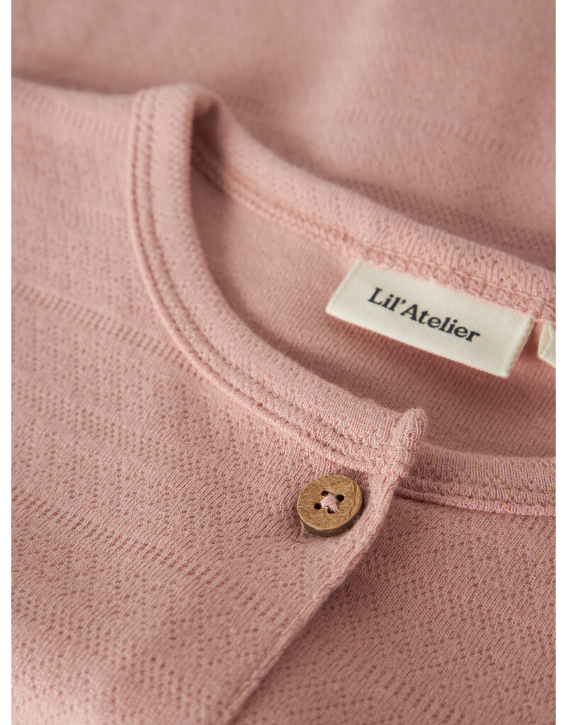 Lil' Atelier Dimia Slim Cardigan Misty Rose