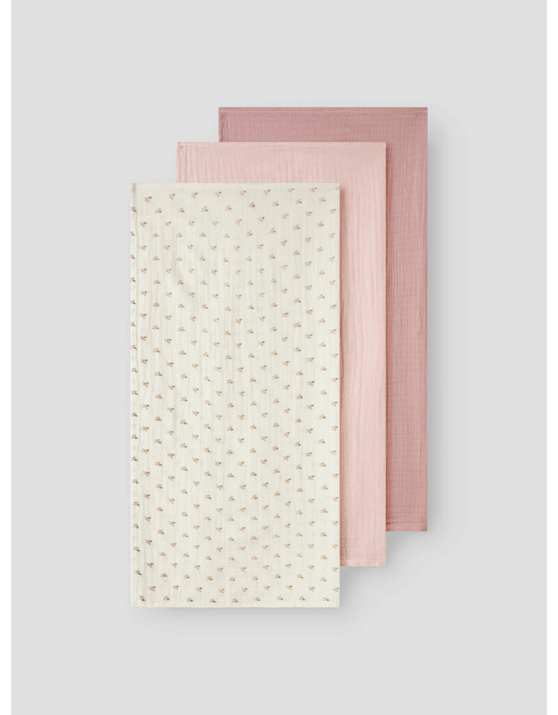 Lil' Atelier Isleys 3 Pack Nappies Coconut Milk/Peach