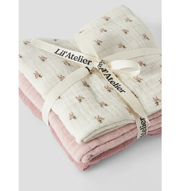 Lil' Atelier Isleys 3 Pack Nappies Coconut Milk/Peach