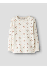 Lil' Atelier Layo Sig Slim Top Coconut Milk Flower
