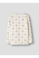 Lil' Atelier Layo Sig Slim Top Coconut Milk Flower