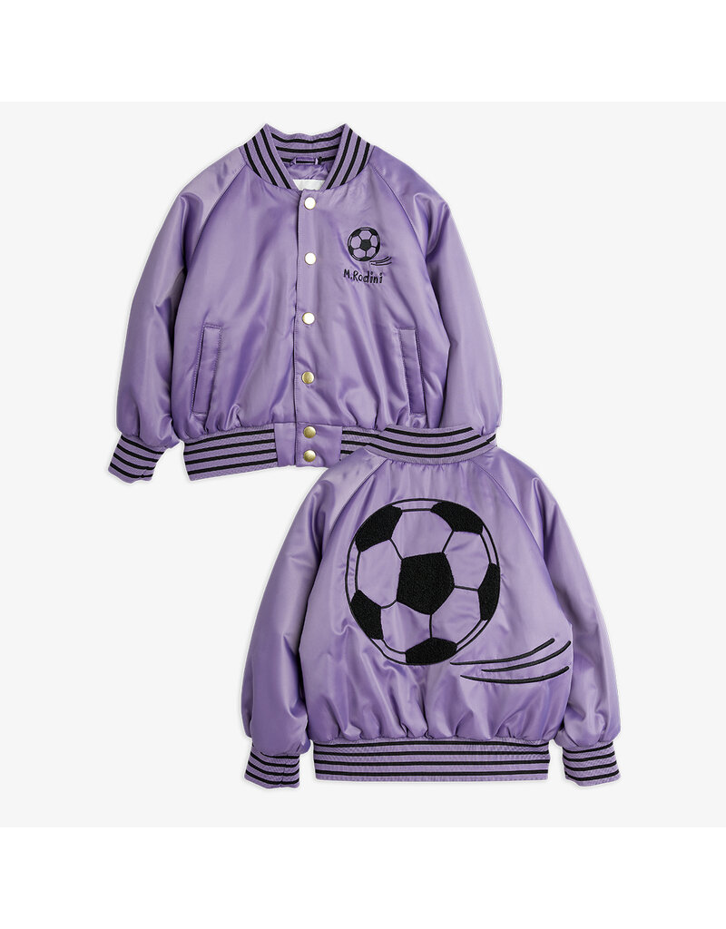 Mini Rodini Soccerball chenille satin bsb jacket