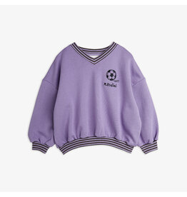Mini Rodini Football emb sweatshirt Purple