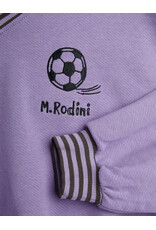 Mini Rodini Football emb sweatshirt Purple