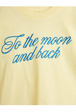 Mini Rodini To the moon emb ss tee Yellow