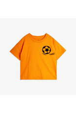 Mini Rodini Football chenille ss tee Orange