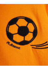 Mini Rodini Football chenille ss tee Orange