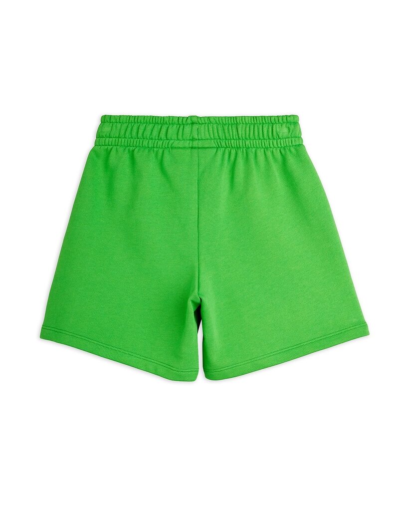 Mini Rodini Plain piping sweatshorts Green