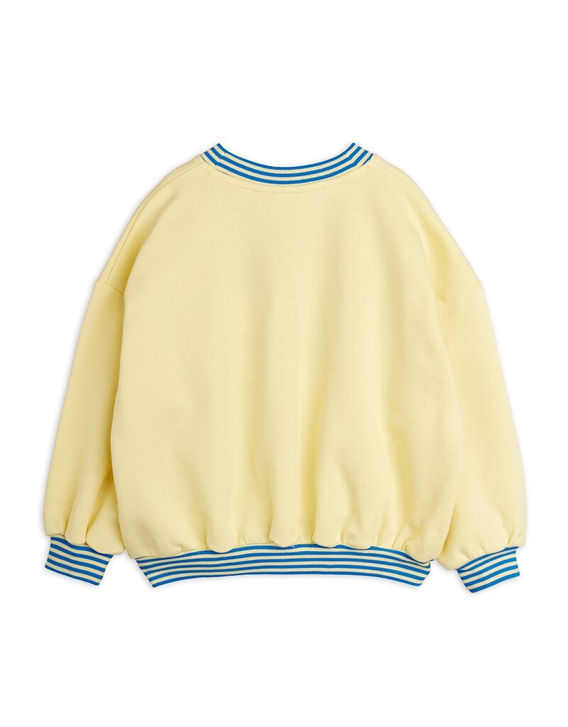 Mini Rodini To the moon emb sweatshirt Yellow