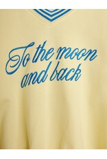 Mini Rodini To the moon emb sweatshirt Yellow