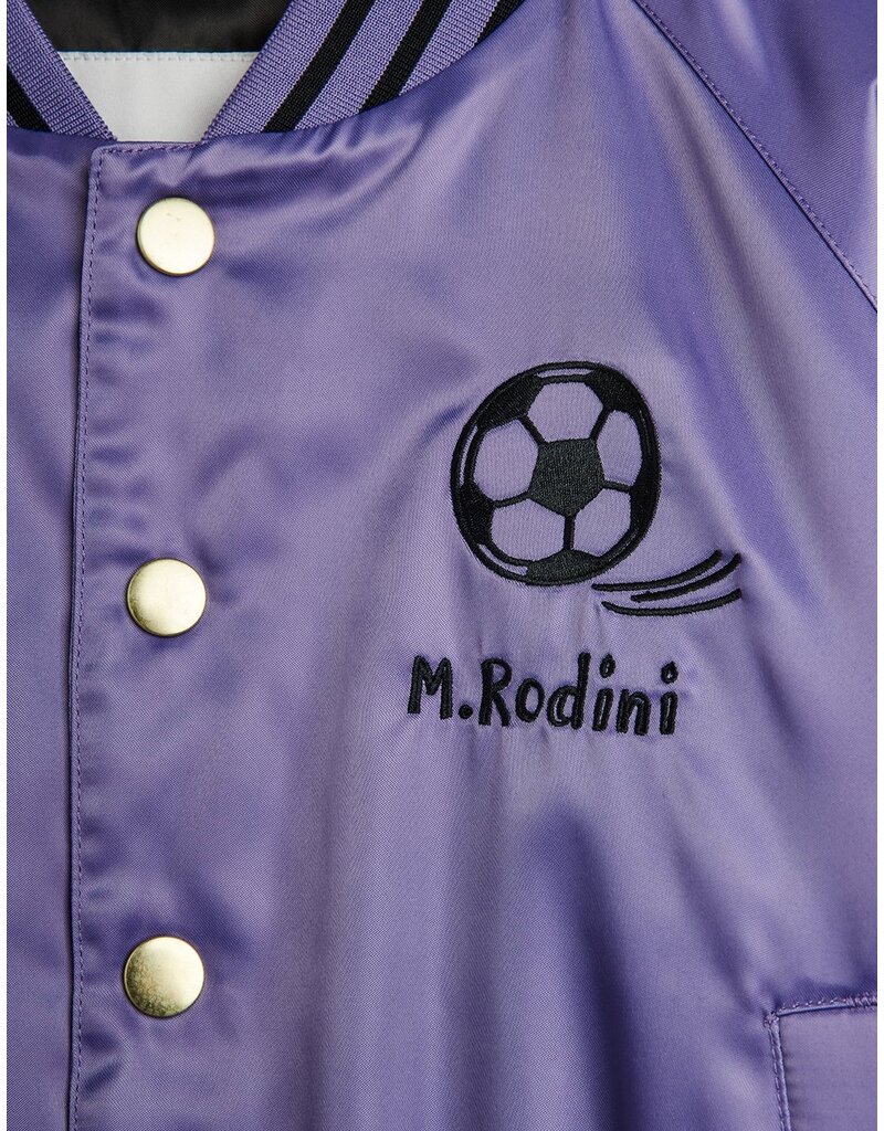 Mini Rodini Soccerball chenille satin bsb jacket