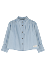 Baje Studio Lala Blouse Blue Denim Light