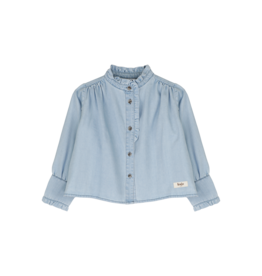 Baje Studio Lala Blouse Blue Denim Light