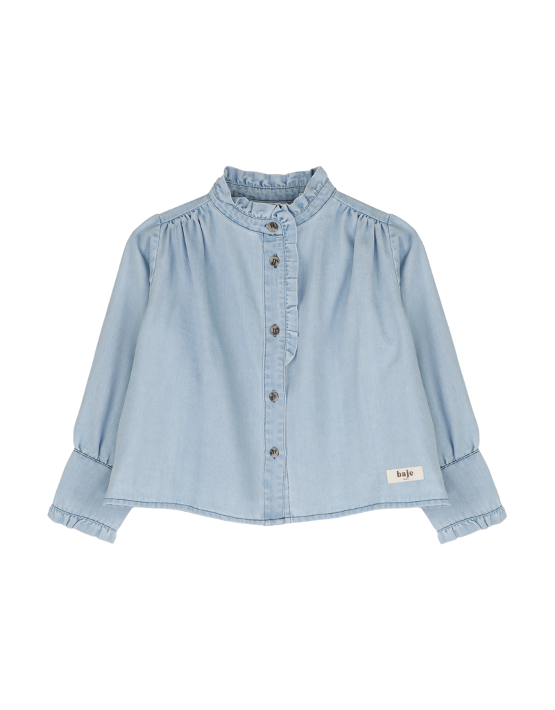 Baje Studio Lala Blouse Blue Denim Light