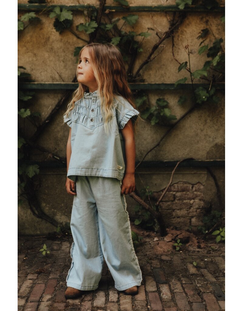 Baje Studio Loja Pants Blue Denim Light