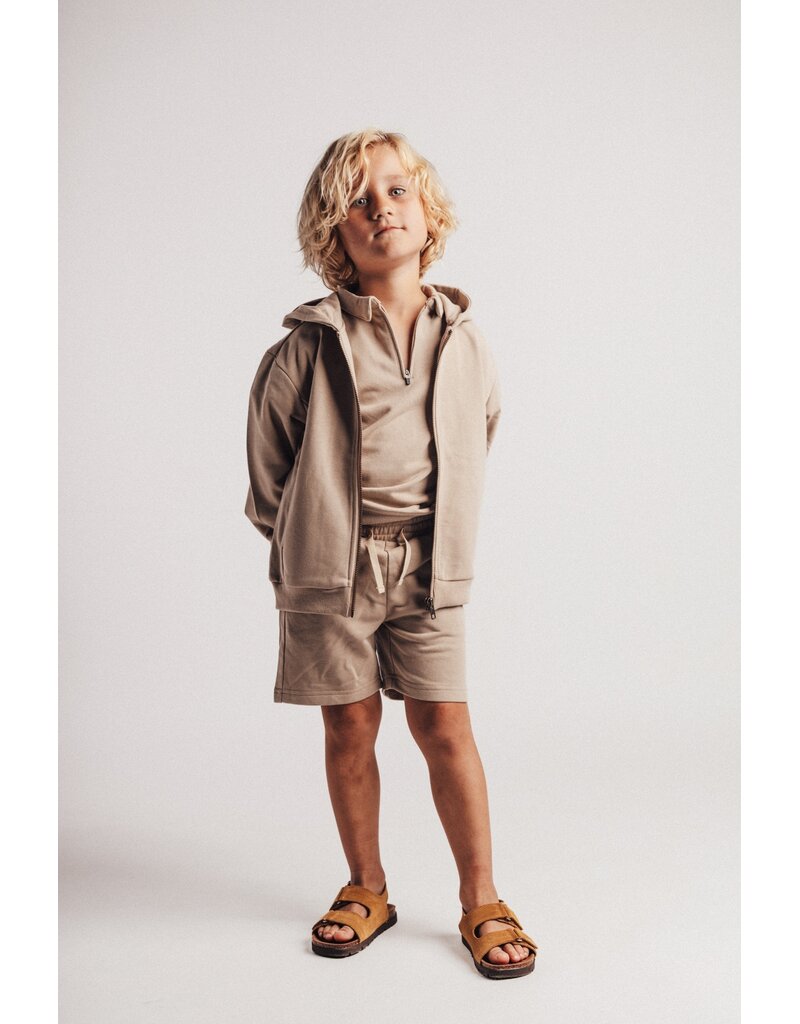 Baje Studio Gaucin Shorts Taupe Cafe