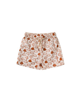 Salted Stories Fishy | Swim Shorts White Swan