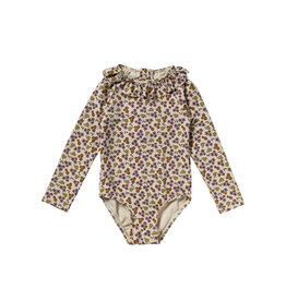 Salted Stories Sparkly Flower | Bodysuit Bombay Brown