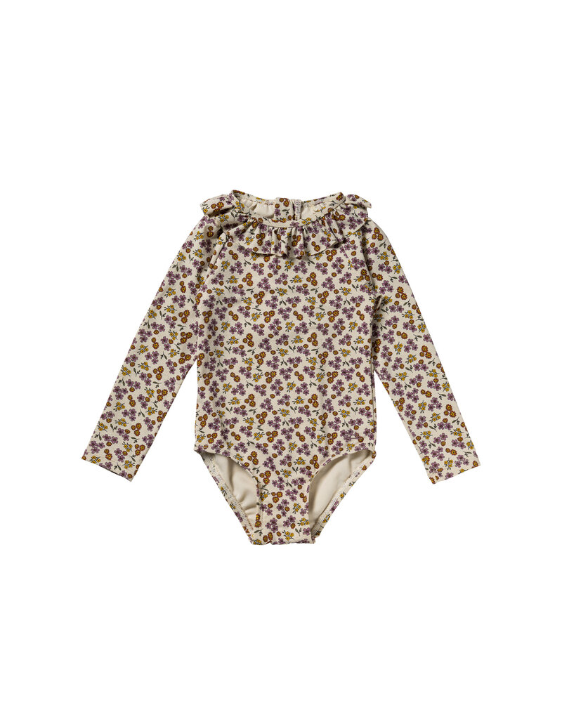 Salted Stories Sparkly Flower | Bodysuit Bombay Brown