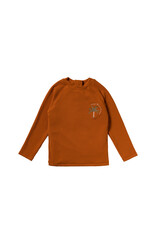 Salted Stories Solid | Swim Longsleeve Bombay Brown