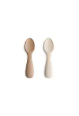 Mushie Starter Baby Spoon Natural/Shifting Sand