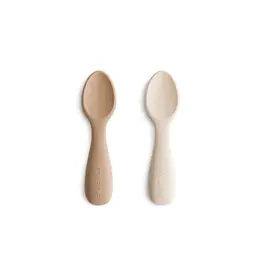 Mushie Starter Baby Spoon Natural/Shifting Sand