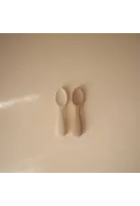 Mushie Starter Baby Spoon Natural/Shifting Sand