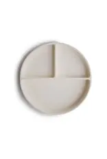 Mushie Silicone Plate Ivory