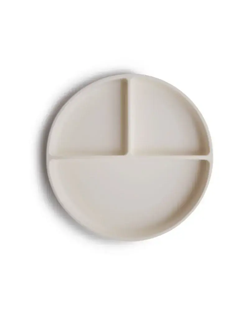 Mushie Silicone Plate Ivory