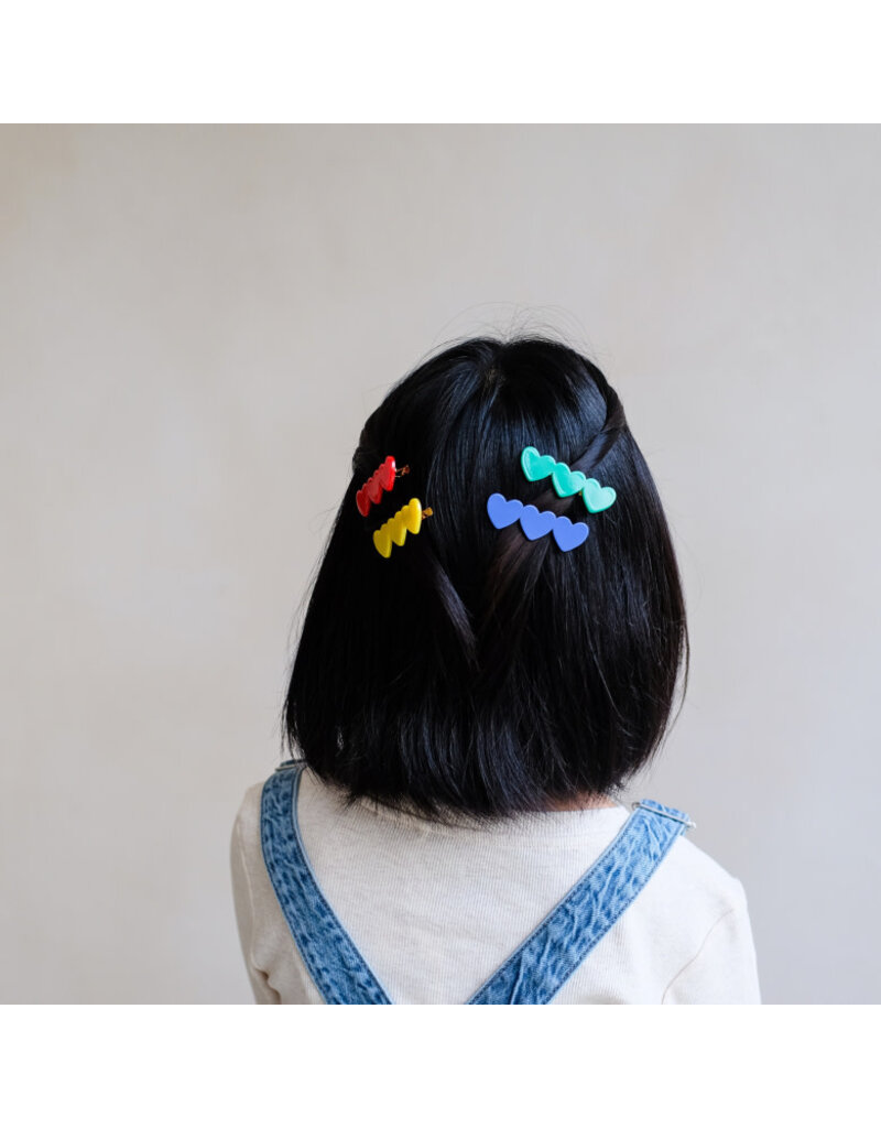 Mimi & Lula Heart Acetate Clips