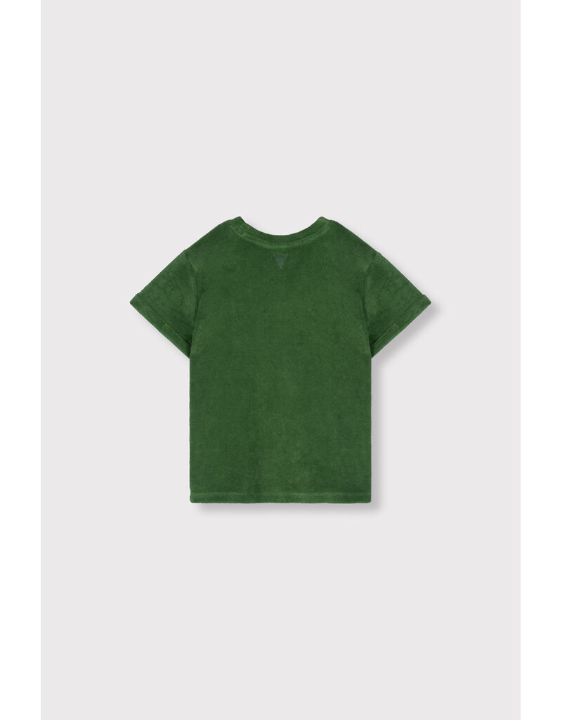 Alix the Label Kids Knitted Terry T-Shirt Green