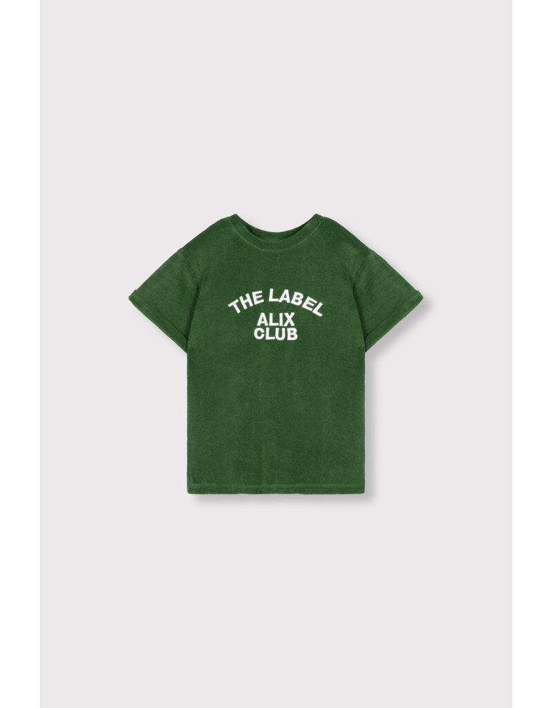 Alix the Label Kids Knitted Terry T-Shirt Green