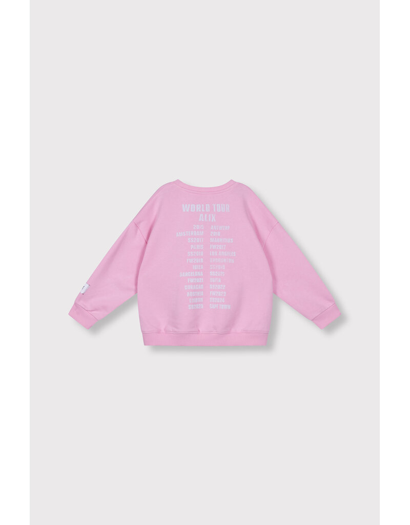 Alix the Label Kids Knitted on tour Sweater Pink